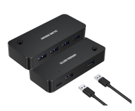 Silver Monkey Switch Box HUB 4 x USB 3.1 + USB-C (DC) (na 2 komputery) - 1270413 - zdjęcie 6